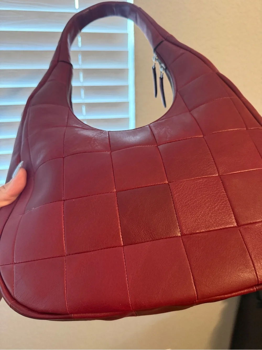 Coachtopia Alter Ego Crescent Shoulder Bag in Ruby